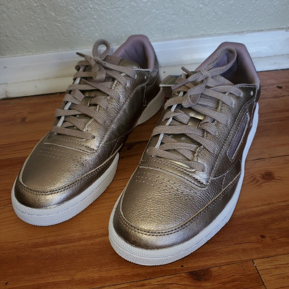 Reebok metallic sneakers